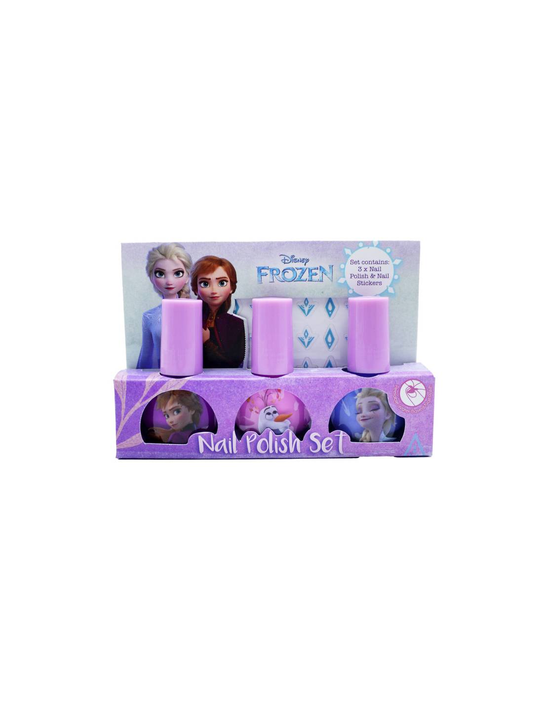 Supply Frozen Nail Polish Disney Princess Makeup Children Nail Ornament  Stickers Handmade DIY Girl Toys-
