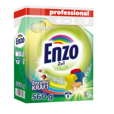 Deluxe Enzo color 8 mazgāšanas reizes/ 560gr Veļas pulveris