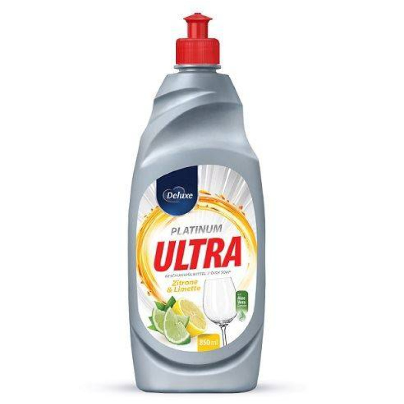 Deluxe Ultra Platinum trauku mazgāšanas līdzeklis (citronu-laima)850ml