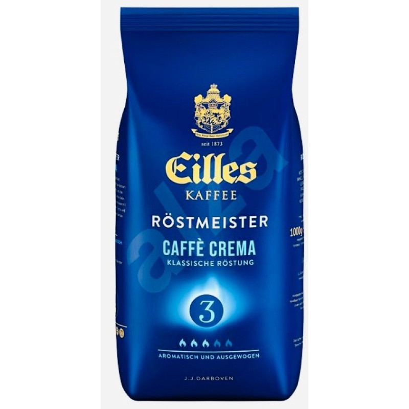 Eilles crema kafijas pupiņas 1 kg.