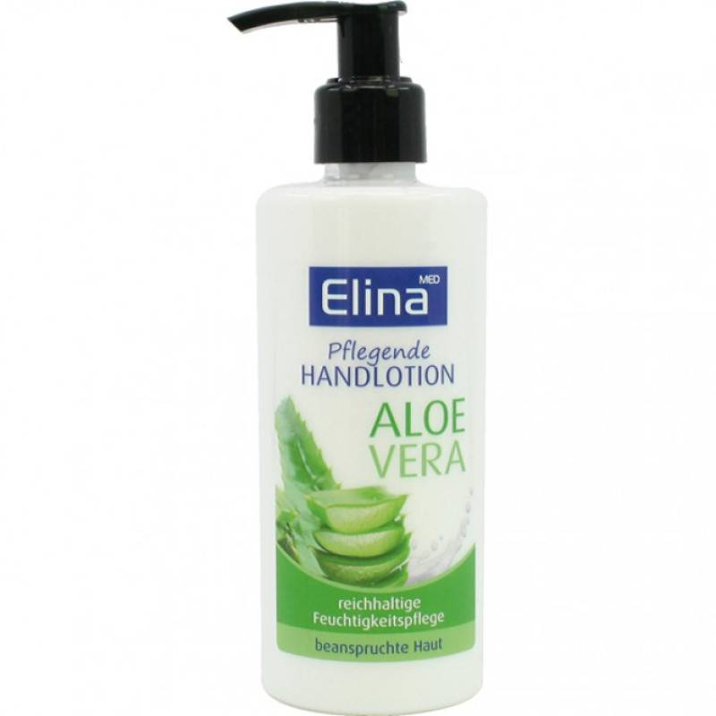 Elina barojošs roku losjons ar pumpīti Aloe Vera 250ml