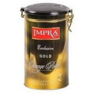 Impra Ceilona Melnā liellapu tēja Exclusive Gold Orange Pekoe (metāla bundžā), 250g