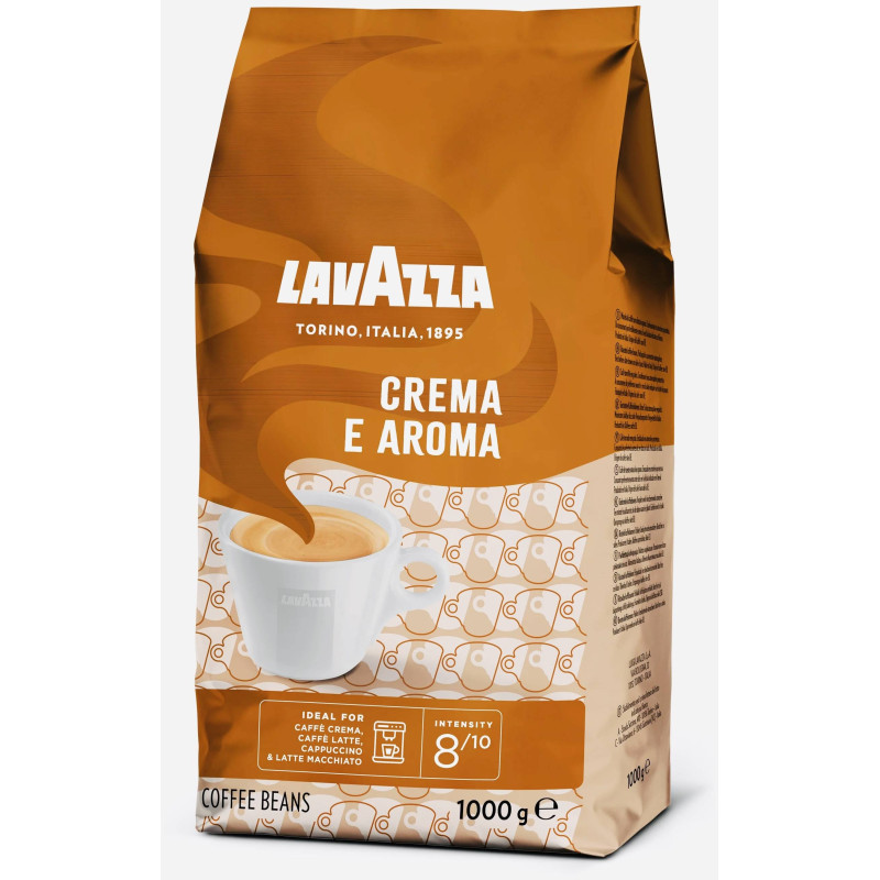 Lavazza crema e aroma kafijas pupiņas 1 kg.