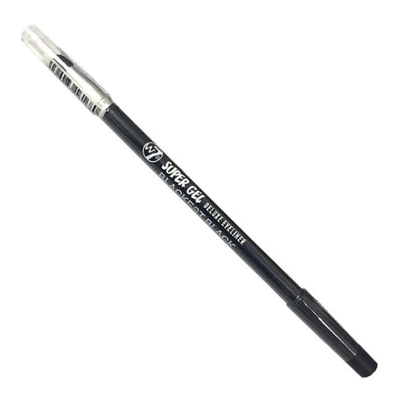 W7 Super Gel Deluxe Eyeliner Blackest Black acu zīmulis