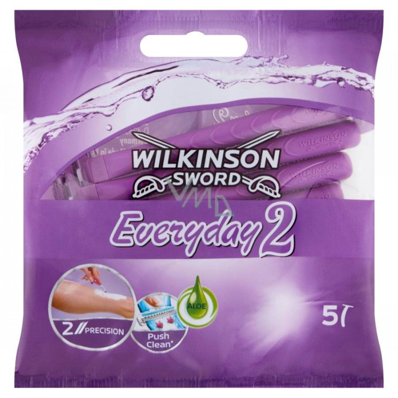 Wilkinson Sword Everyday2 ALOE sieviešu skuvekļi 5gb