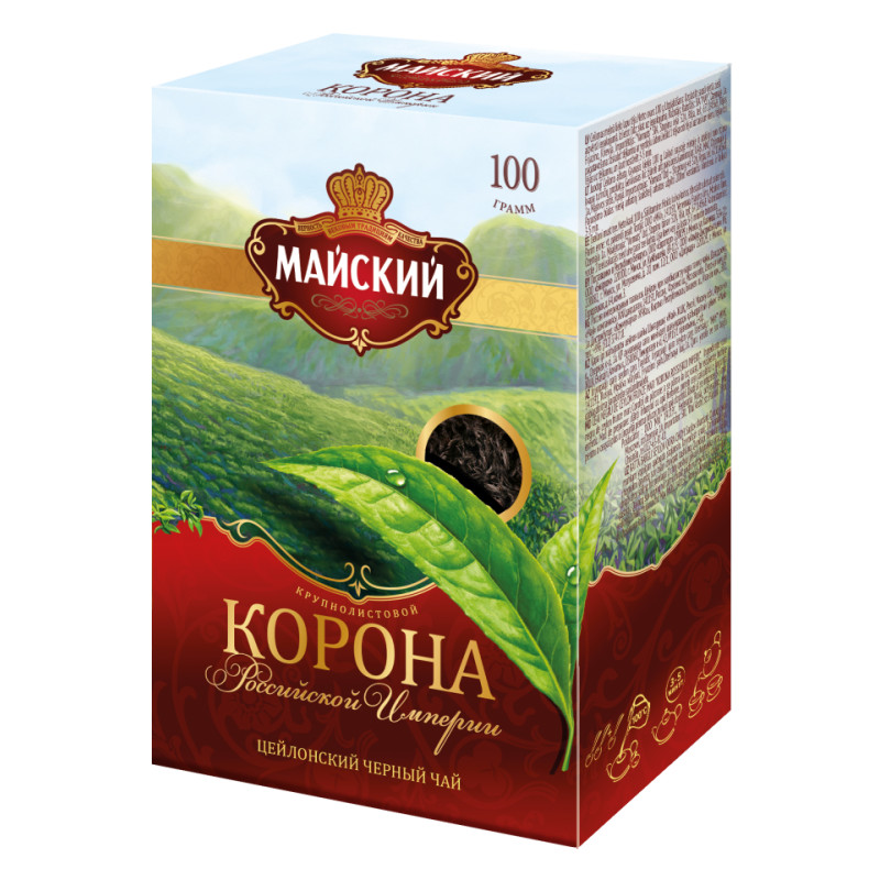 Tēja MAJSKIJ beramā , "Korona" 100 g