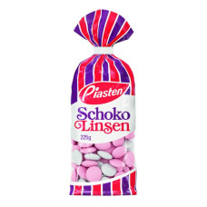 Piasten Schoko Linsen 225g šokolādes dražeja