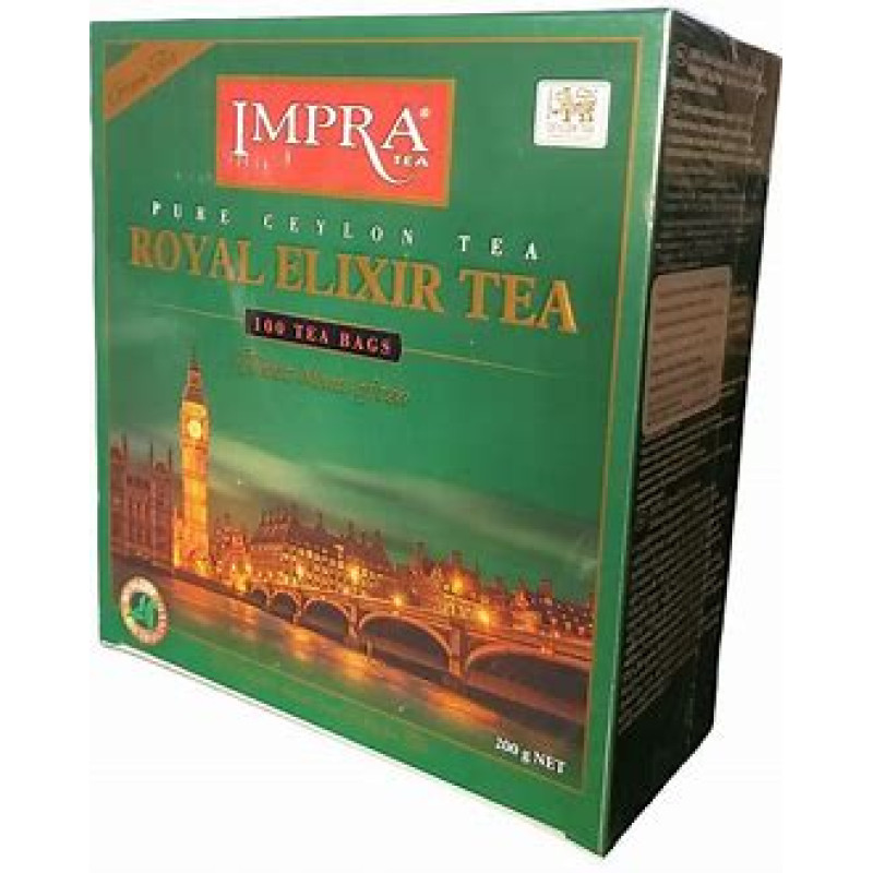 Impra Green Royal Elixir tēja paciņās 200g (100 gab.)