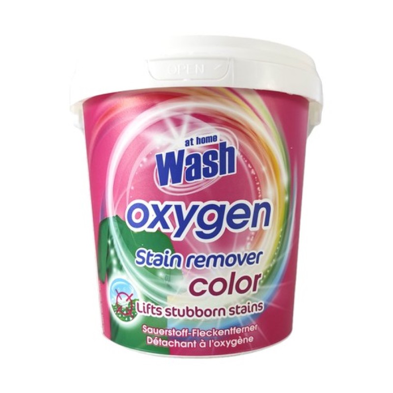 At Home Wash Oxygen 900g traipu tīrīšanas līdzeklis (krāsas veļai))