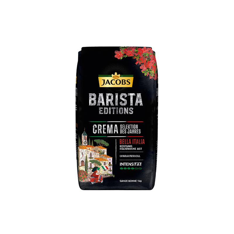 Jacobs barista editions selektion crema kafijas pupiņas 1 kg.