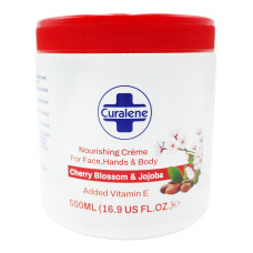 Curalene Cherry Blossom and Jojoba ķermeņa krēms 500ml