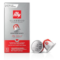 Illy espresso classico kafijas kapsulas 10 gab.