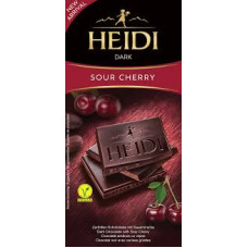 Heidi tumšā šokolāde Sour Cherry 80g