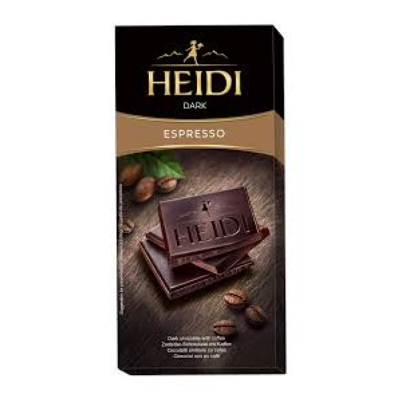 Heidi tumšā šokolāde Espresso 80g