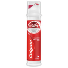 Colgate balinoša zobu pasta ar dozatoru Max White Luminous 100ml