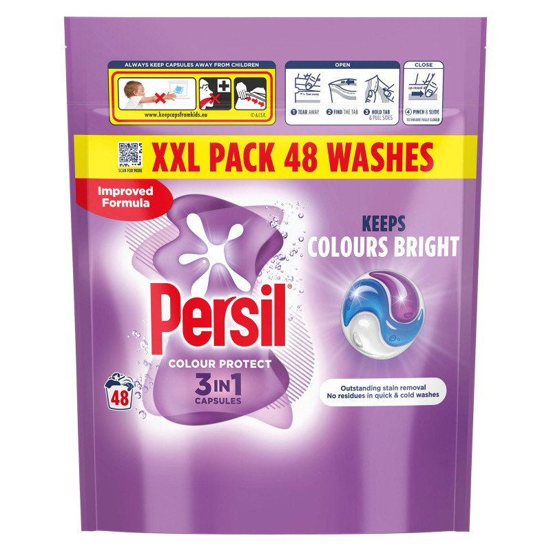 Persil kapsulas krāsainas veļas mazgāšanai 3in1 Colour 48gab