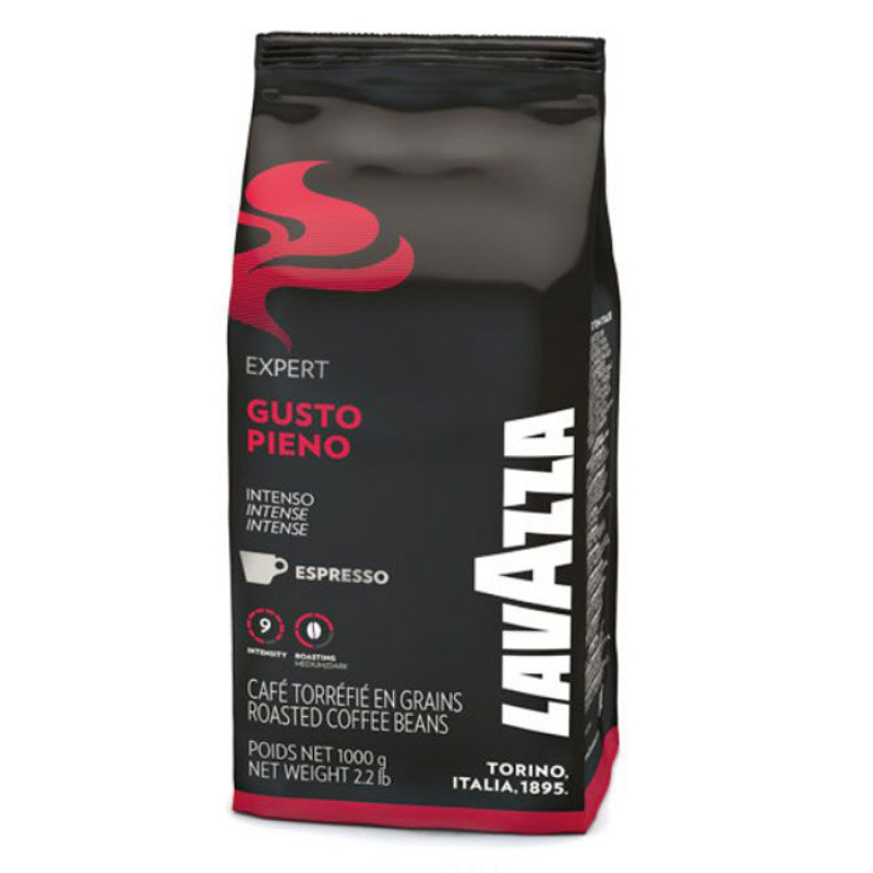 Lavazza gusto pieno grano kafijas pupiņas 1 kg.