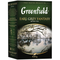 Greenfield Earl Grey Fantasy Black Tea beramā liellapu melnā tēja ar bergamota aromātu 100 g