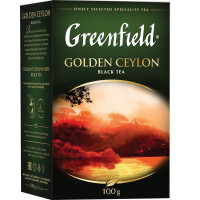 Greenfield Golden Ceylon Black Tea Ceilonas beramā liellapu melnā tēja 100 g