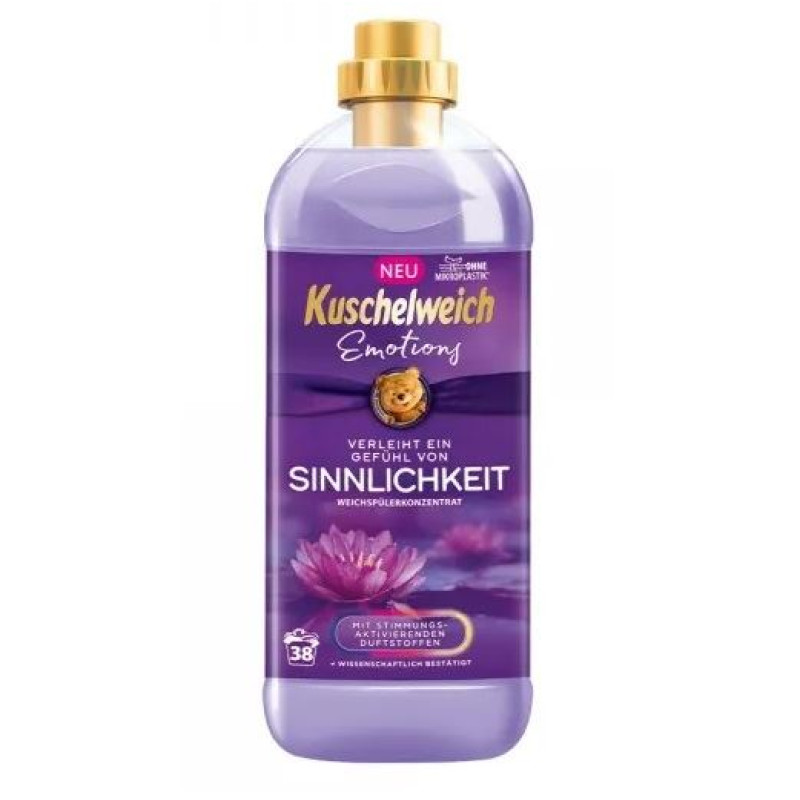 Kuschelweich 1l mīkstinātājs Emotions Purple 38 mazg.