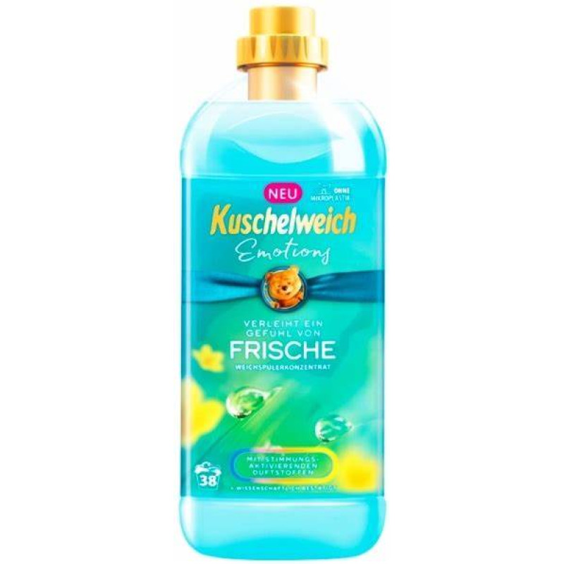 Kuschelweich 1l mīkstinātājs Emotions Turquoise 38m/r