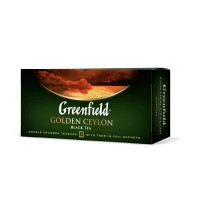 Greenfield "Golden Ceylon" melnā tēja 25x2g