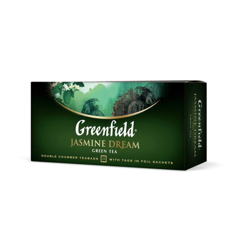 Greenfield "Jasmine Dream" zaļā tēja 25x2g