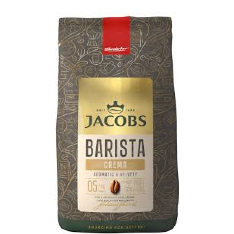 Jacobs barista editions crema kafijas pupiņas 1 kg.