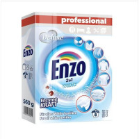 Enzo Deluxe  veļas pulveris baltiem un gaišiem audumiem 8 mazg. reizēm 560g