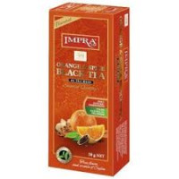 Impra Orange  ar apelsīnu, kanēli, ingveru, kardamonu, krustnagliņām melna tēja paciņas (25x2g)