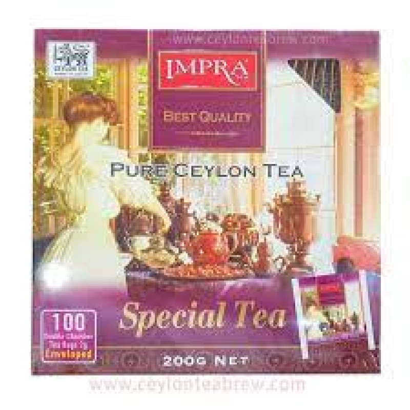 Impra Special melna tēja paciņas (100x2g)