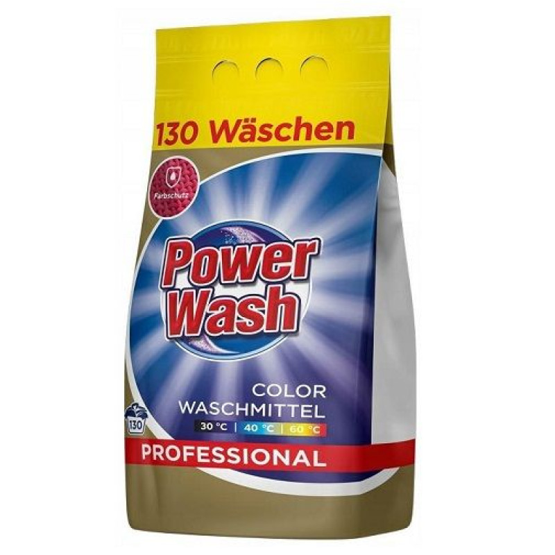 Power Wash PW 130 mazg / 7,8 kg profesionālais pulveris(color)