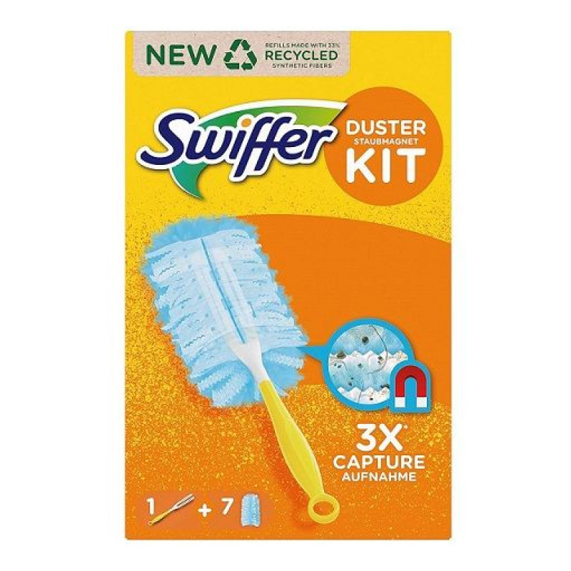 Swiffer iesācēja komplekts birste + 7 uzpildes