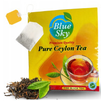 Blue Sky Ceylon black tea in sachets, 100 sachets of 2 g.