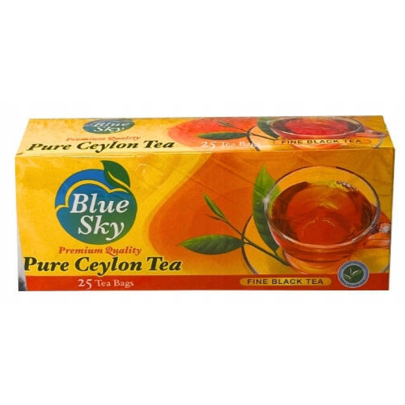 Blue Sky ceilonas melnā tēja paciņās 25 paciņas pa 2 g.
