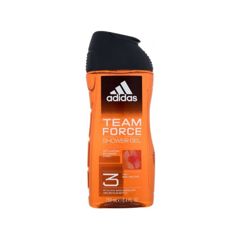 Adidas dušas želeja 250ml 3in1 Team Force