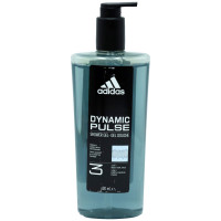 Adidas dušas želeja 3in1 Dynamic Pulse ar dozatoru 600ml