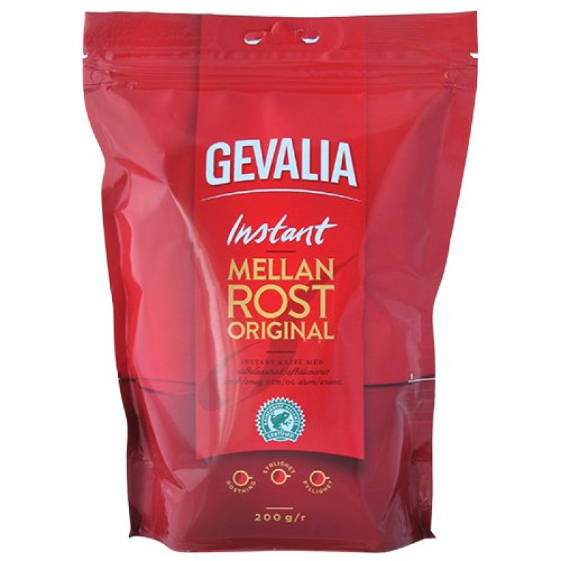 GEVALIA ORIGINAL  Fyllg&Aromatisk šķīstošā kafija 200g