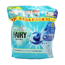 Fairy Non Bio kapsulas veļas mazgāšanai jutīgai ādai 52gab.
