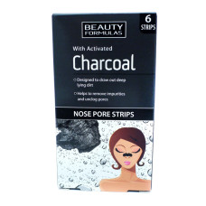 Beauty Formulas poru attīroši plāksteri ar aktīvo ogli 6gb