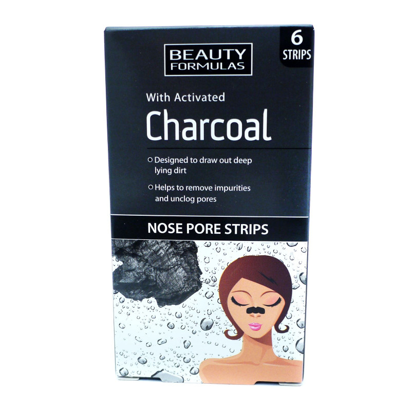 Beauty Formulas poru attīroši plāksteri ar aktīvo ogli 6gb