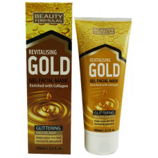Beauty Formulas atjaunojoša sejas maska ar zeltu 100ml