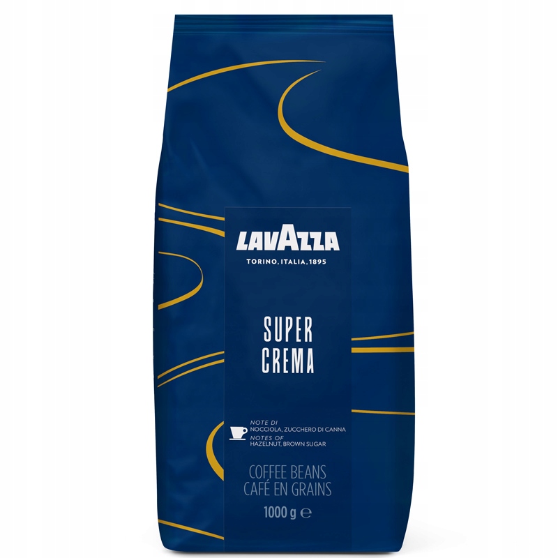 Lavazza  super crema kafijas pupiņas 1 kg.