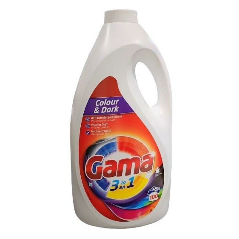 Gama 4,5L Color & Dark mazgāšanas želeja  100 m/r