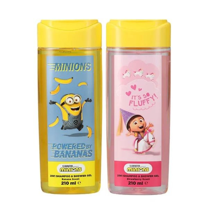 Minions 2in1 (šampūns+dušas želeja) 210ml