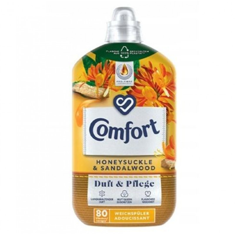 Comfort veļas mīkstinātājs Honeysuckle & Sandalwood 80 reizēm 2L koncentrāts