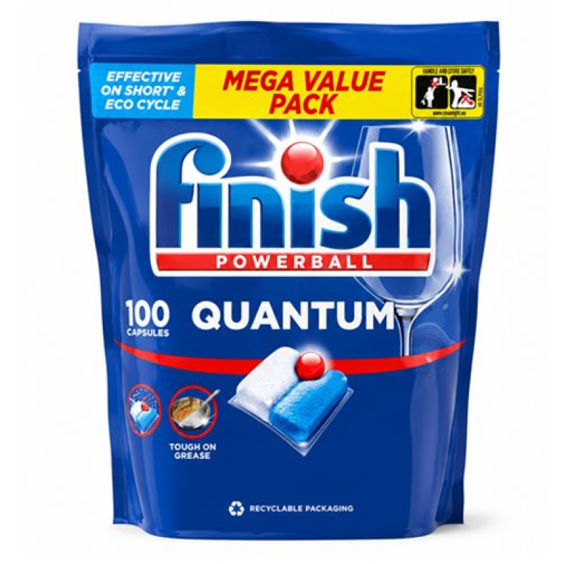 Finish Quantum Fresh trauku mazgājamās mašīnas tabletes 100 gab.