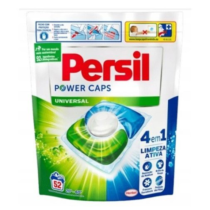 Persil 4in1 Discs veļas mazgašanas kapsulas 52 gab. Universal