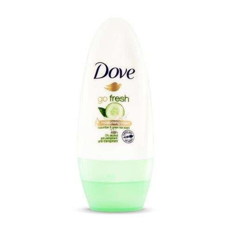 DOVE rullīšu dezodorants 50ml Cucumber & Green tea