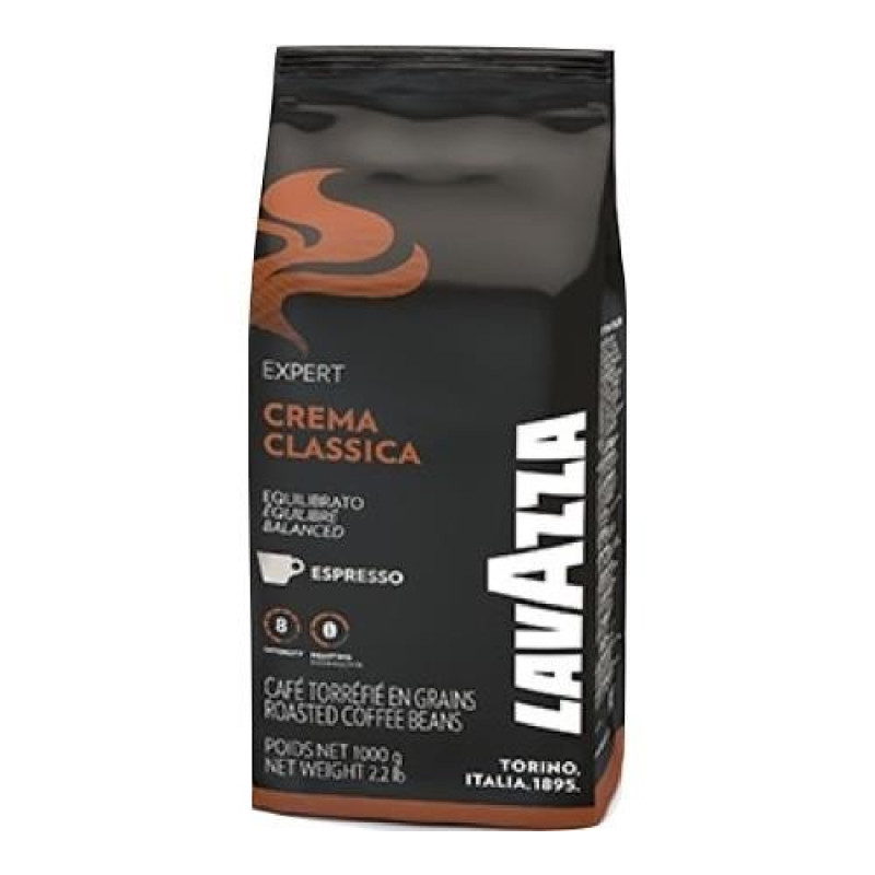 Lavazza expert crema classica kafijas pupiņas 1kg